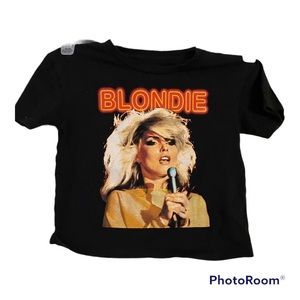 Blondie replica vintage concert tee for kids. Child size 5-6. Like new no tags.
